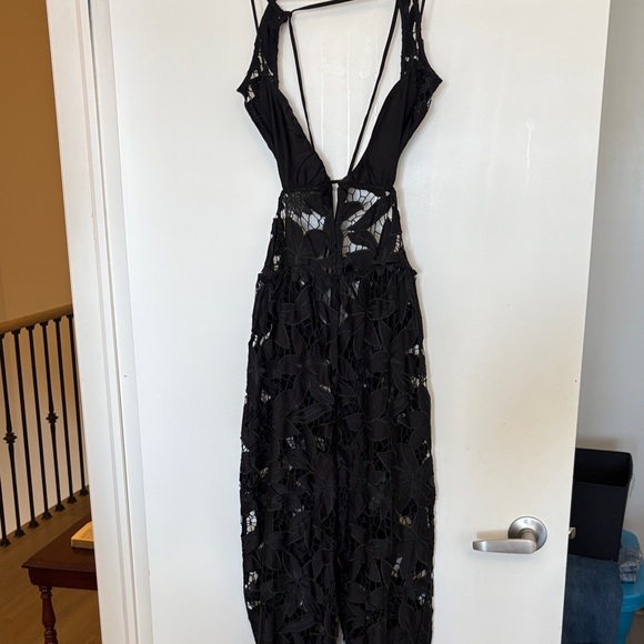 Free People Pants - Free People Black Lace Jumpsuit